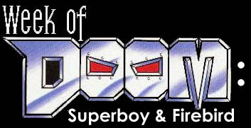 Week of Doom:  Superboy and Firebird logo